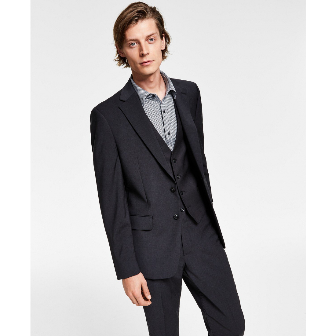 'Infinite Stretch Solid' Anzug Jacke für Herren