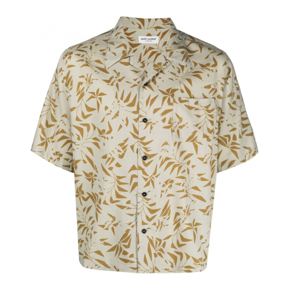 Chemise à manches courtes 'Palm Tree Hawaiian' pour Hommes