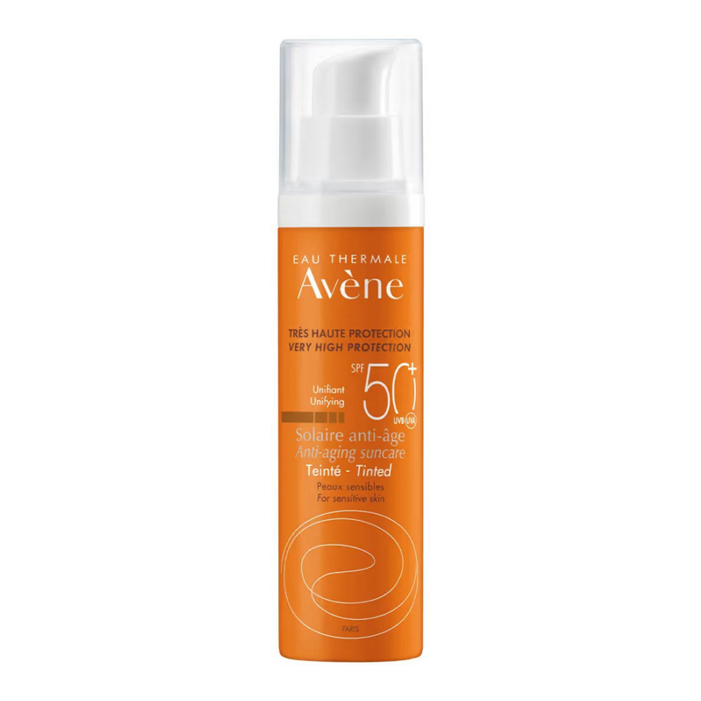 Crème Solaire Anti-Âge 'Solaire Haute Protection Tinted SPF50+' - 50 ml