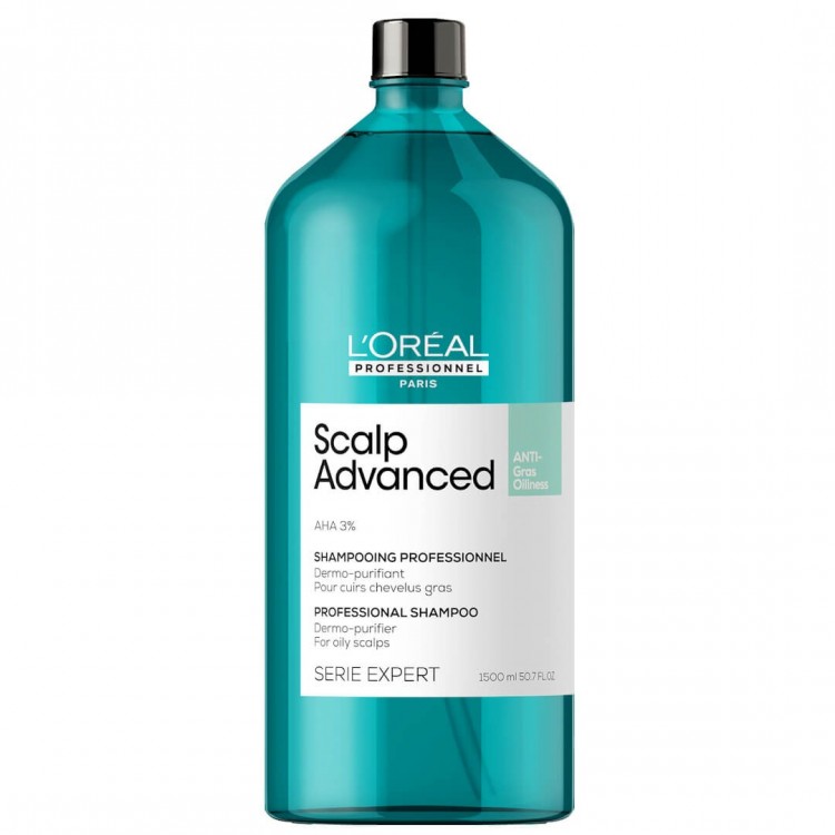 'Scalp Advanced Anti-Oiliness Dermo-Purifier' Shampoo - 1.5 L