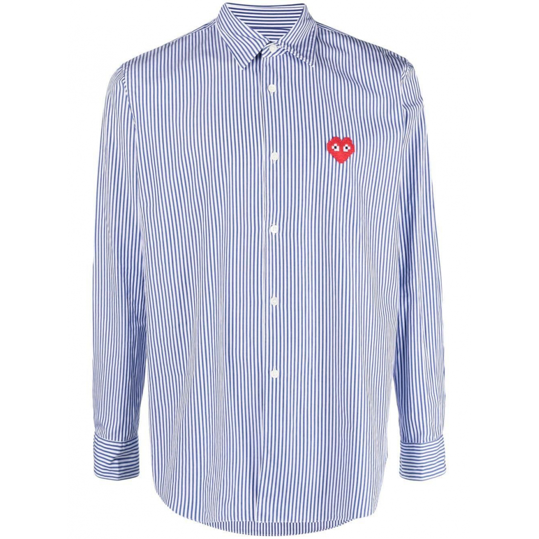 Men's 'Embroidered Logo Striped' Shirt