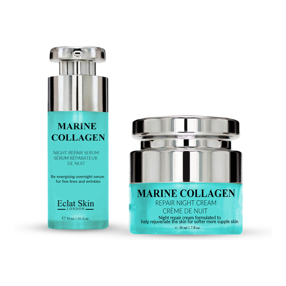 Crème de nuit, Sérum de nuit 'Marine Collagen'