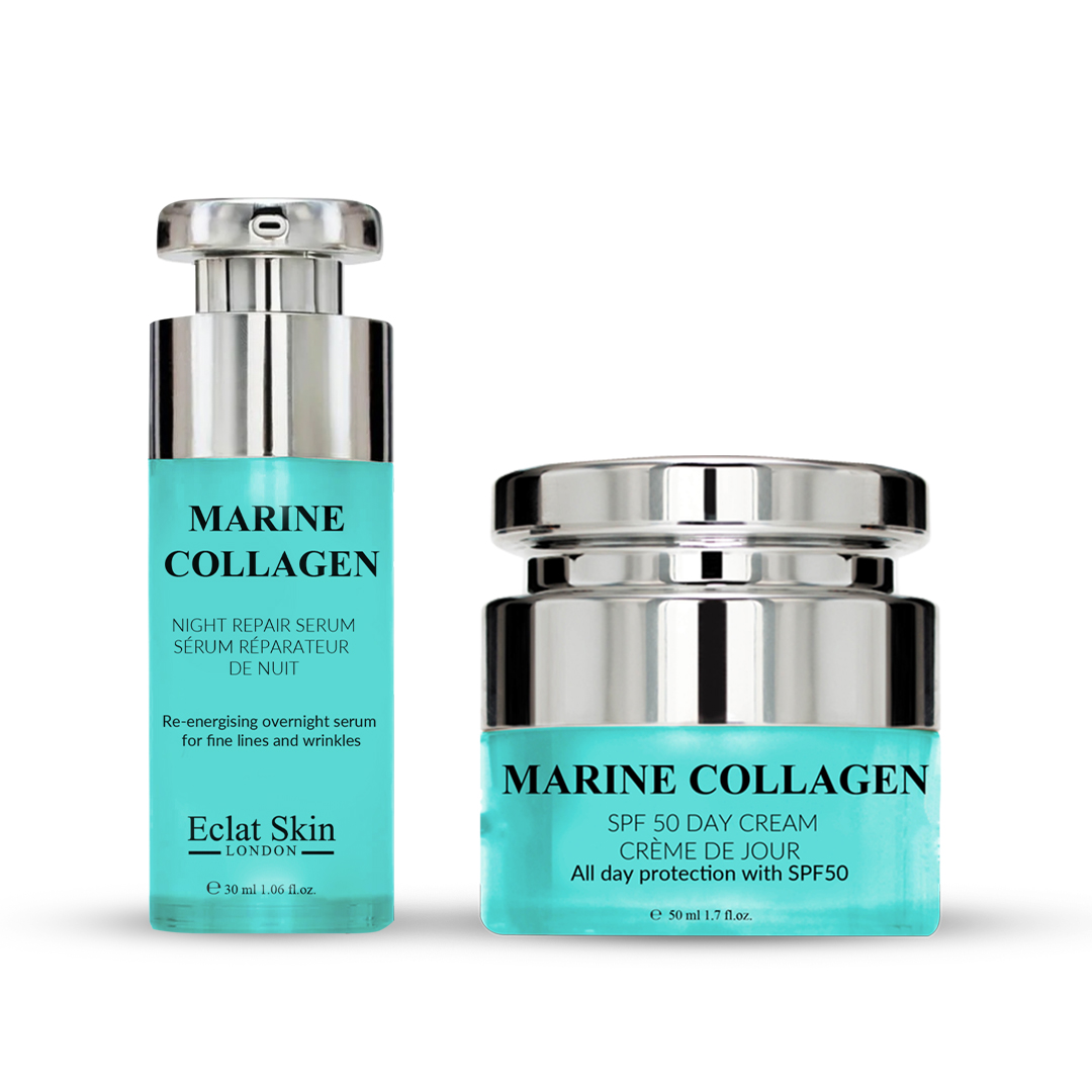 'Marine Collagen' Day Cream, Night Serum