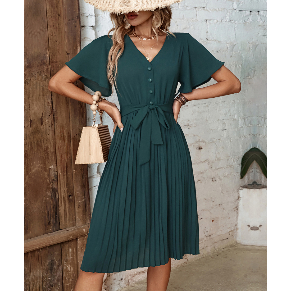 Midi Kleid für Damen