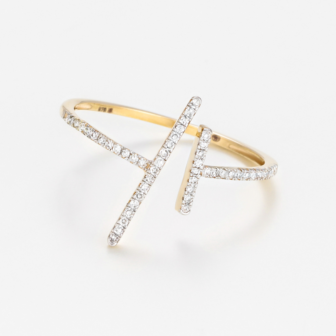 Women's 'Parallèle Asymétrique' Ring