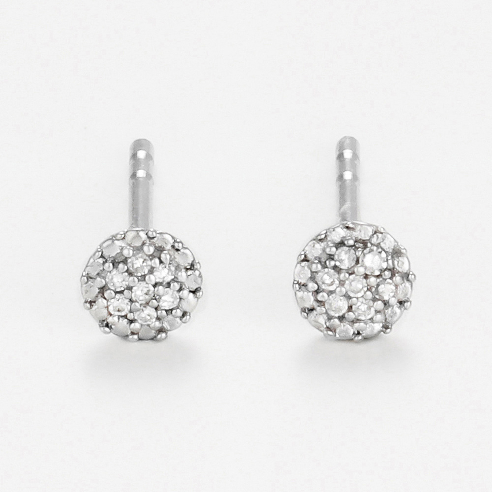 Boucles d'oreilles 'Round Stud' pour Femmes