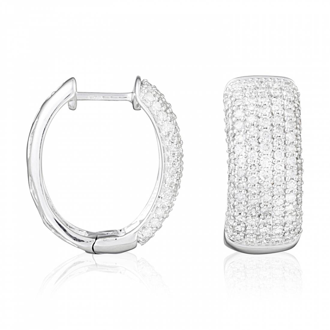 Boucles d'oreilles 'Carat Pavé' pour Femmes