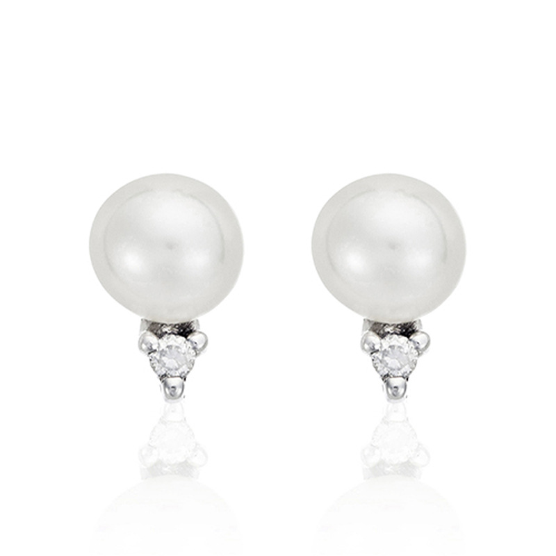 Boucles d'oreilles 'Perles Trio Brillant' pour Femmes