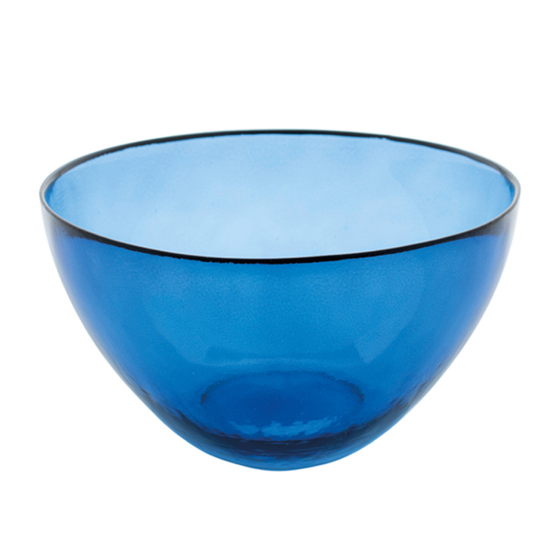Saladier En Verre Ø 21 cm - Bleu