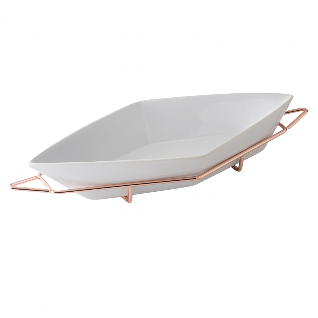 Baking Dish With Supp. Rose Gold 40X19