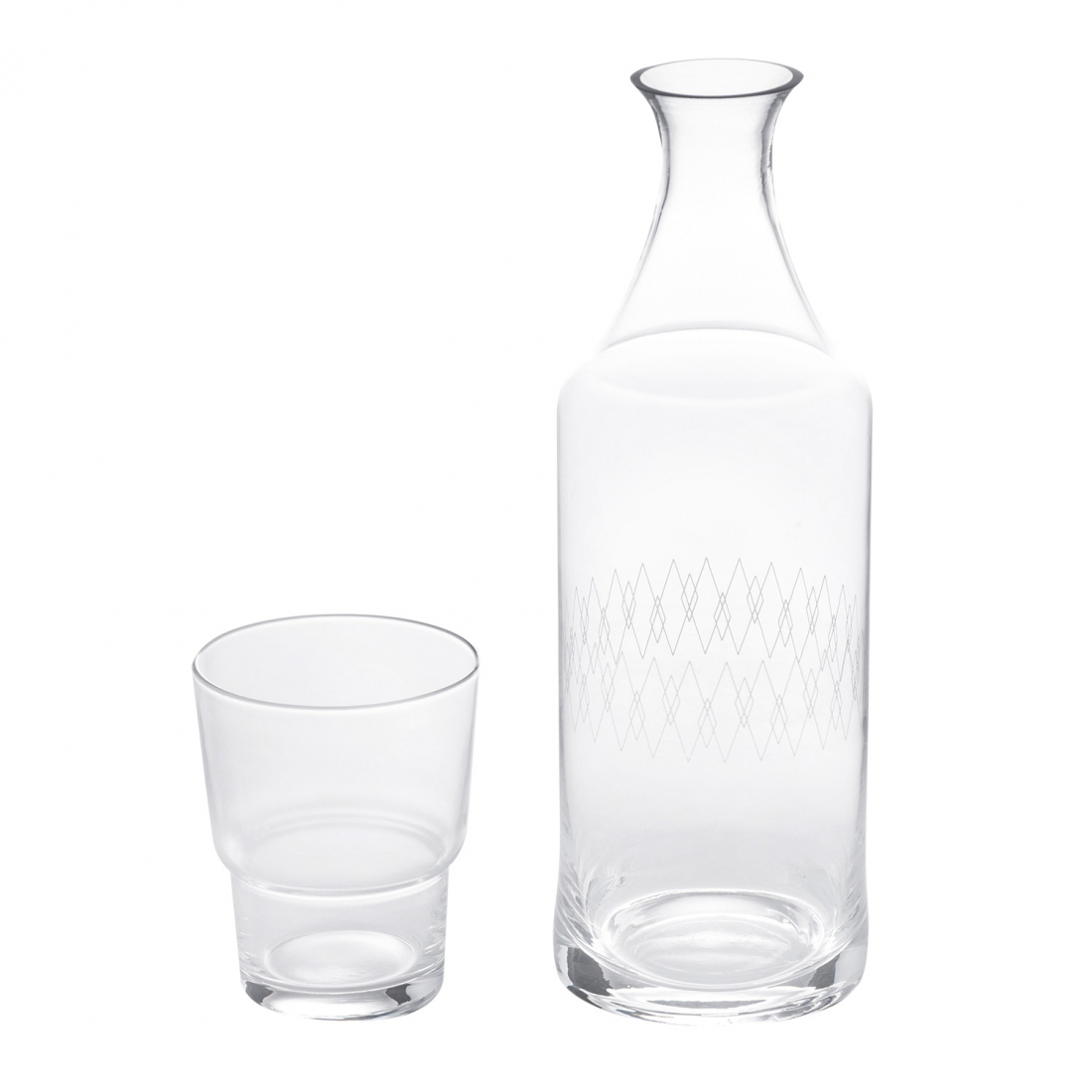 Night Bottle With Glass Capacity 1Lt.