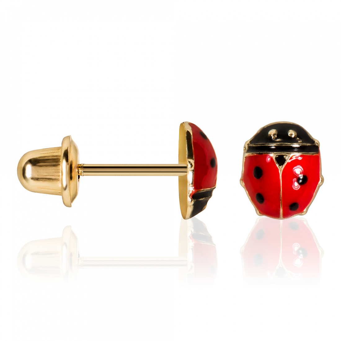 Girl's 'Happy Coccinelle' Earrings