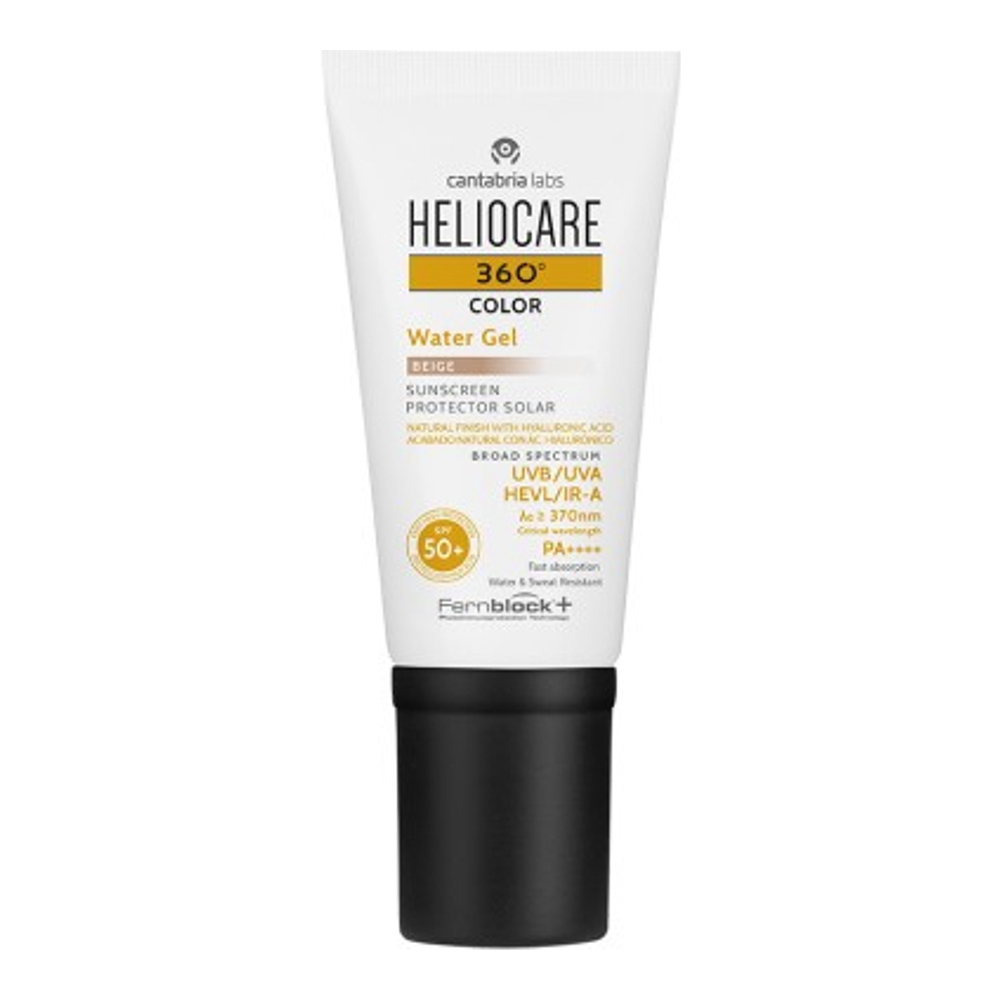 '360° Color Water Gel SPF50+' Face Sunscreen - Beige 50 ml