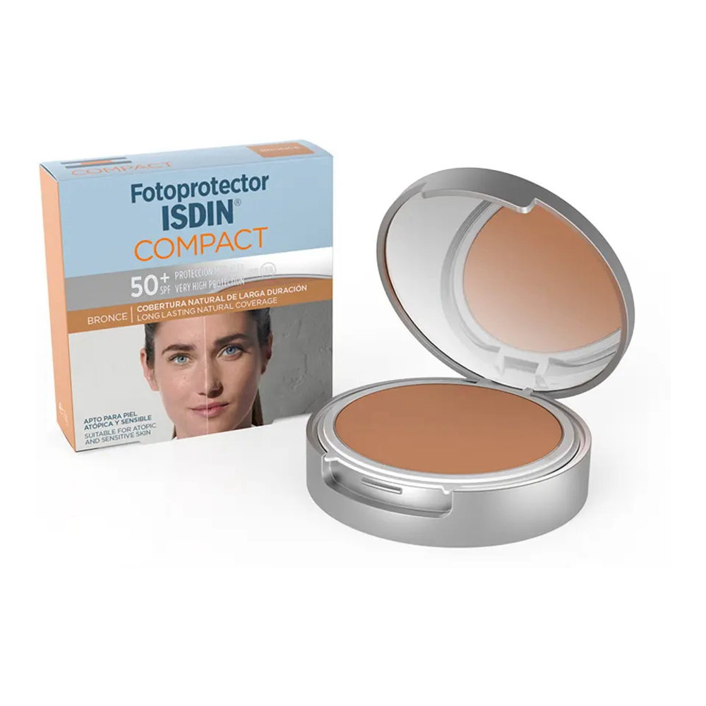 Fond de teint compact 'Fotoprotector SPF50+' - Bronze 10 g