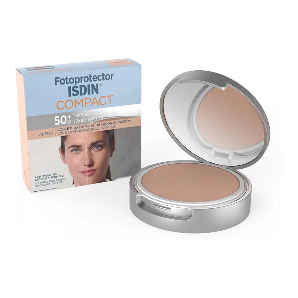 Fond de teint compact 'Fotoprotector SPF50+' - Sand 10 g