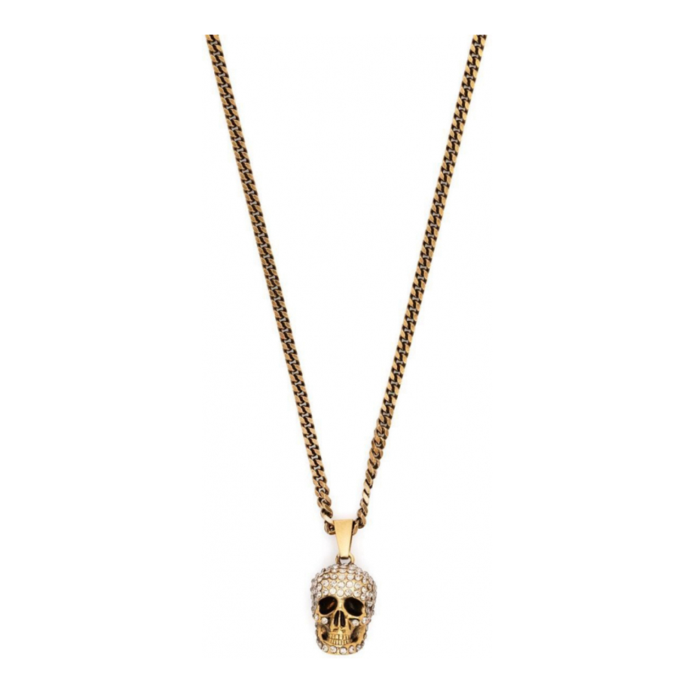 'Skull Embellished Charm' Halskette für Damen