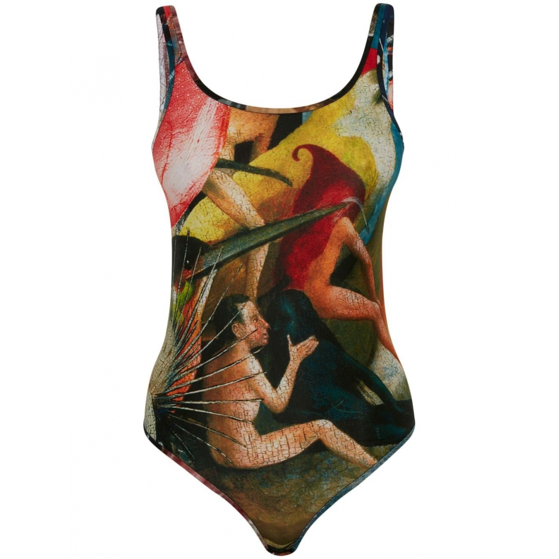 'Hieronymus Bosch' Ärmelloser Bodysuit für Damen