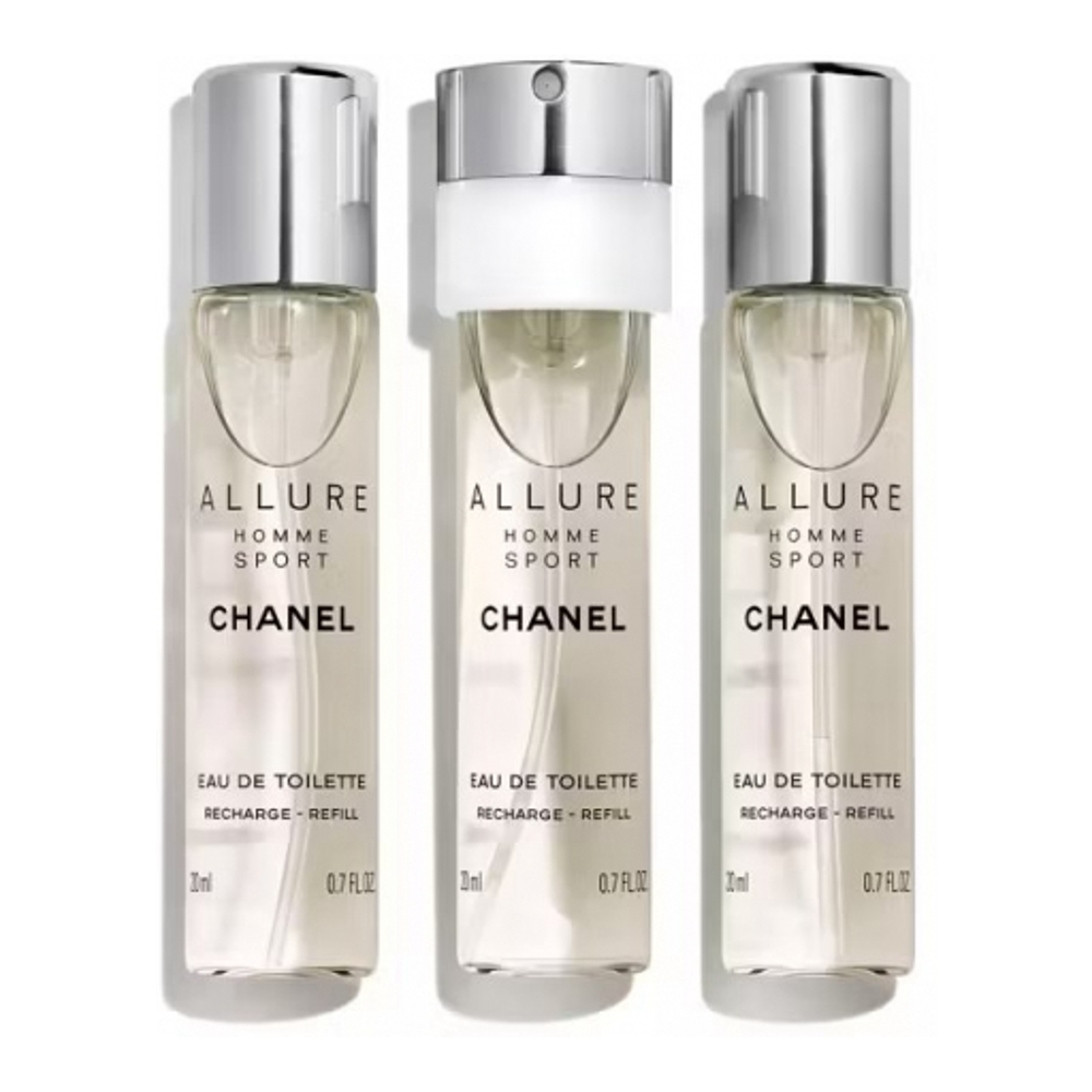 Eau de toilette - Recharge 'Allure Homme Sport' - 20 ml, 3 Pièces