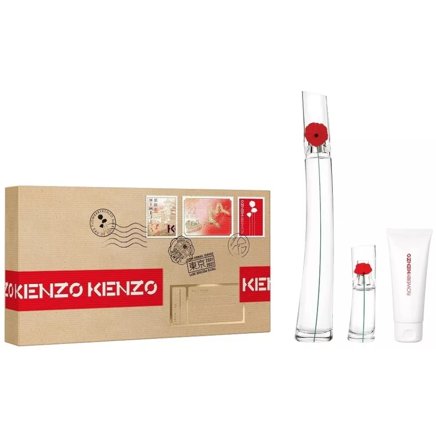 'Kenzo Flower' Perfume Set - 3 Pieces