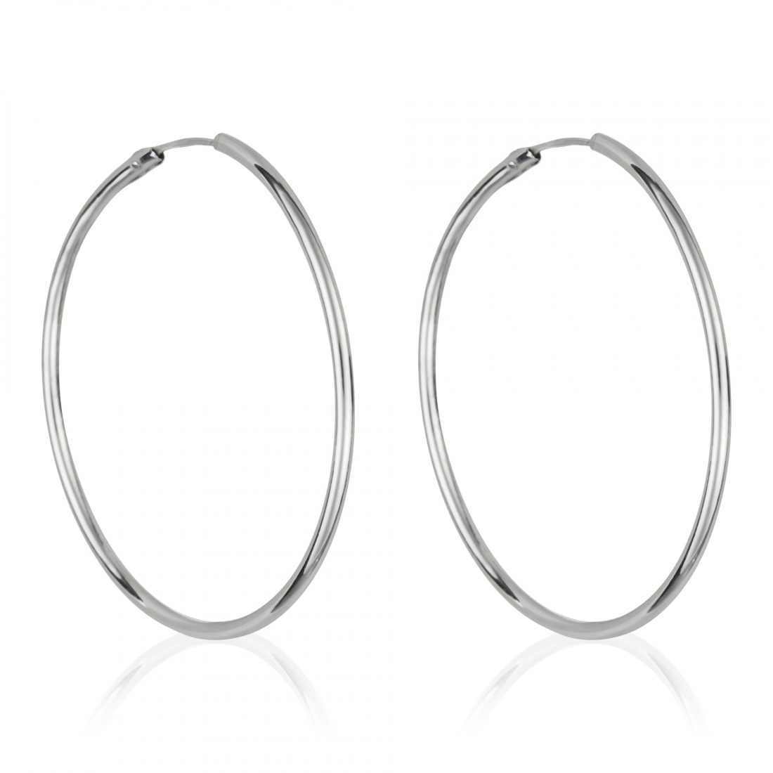 Women's 'Créoles Lisses' Earrings