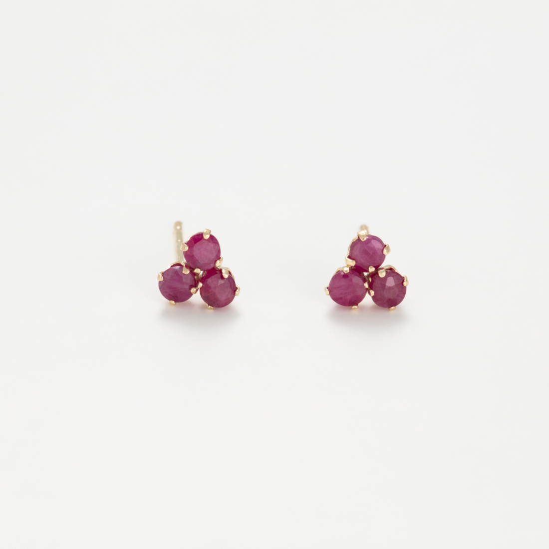 Women's 'Trio Étincelant De Rubis' Earrings