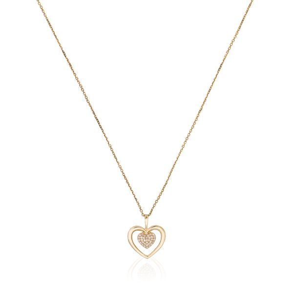 'Coeur Tendresse' Halskette mit Anhänger für Damen