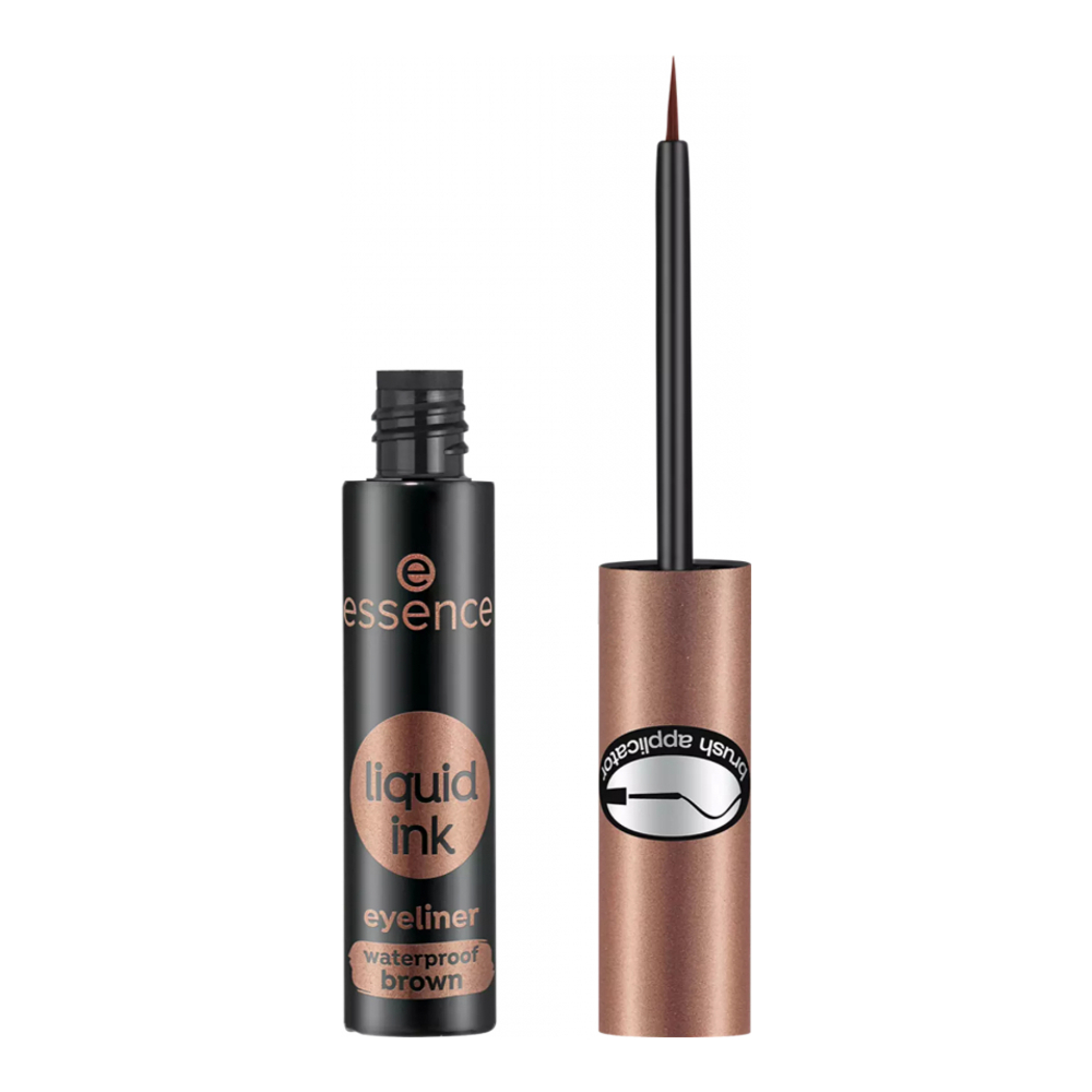 'Liquid Ink' Waterproof Eyeliner - 02 Brown 3 ml