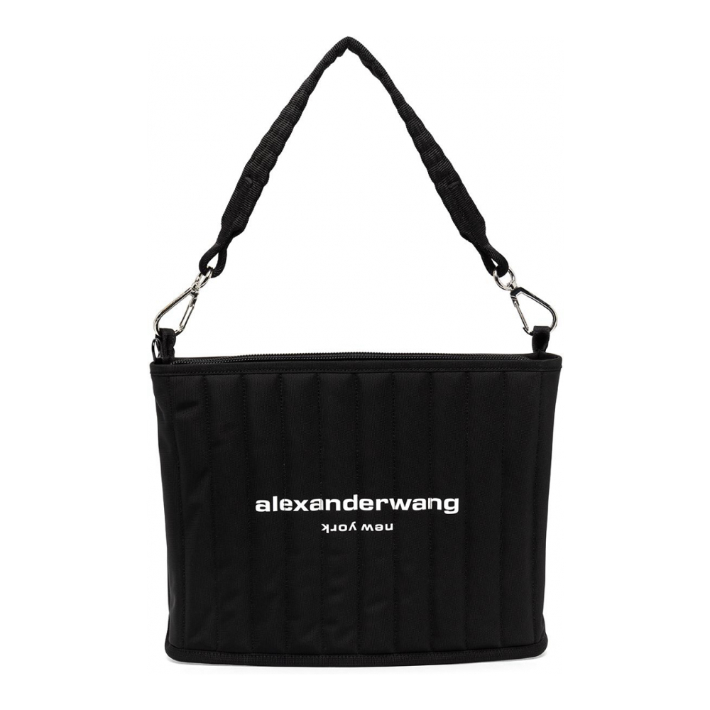 'Logo' Schultertasche für Damen