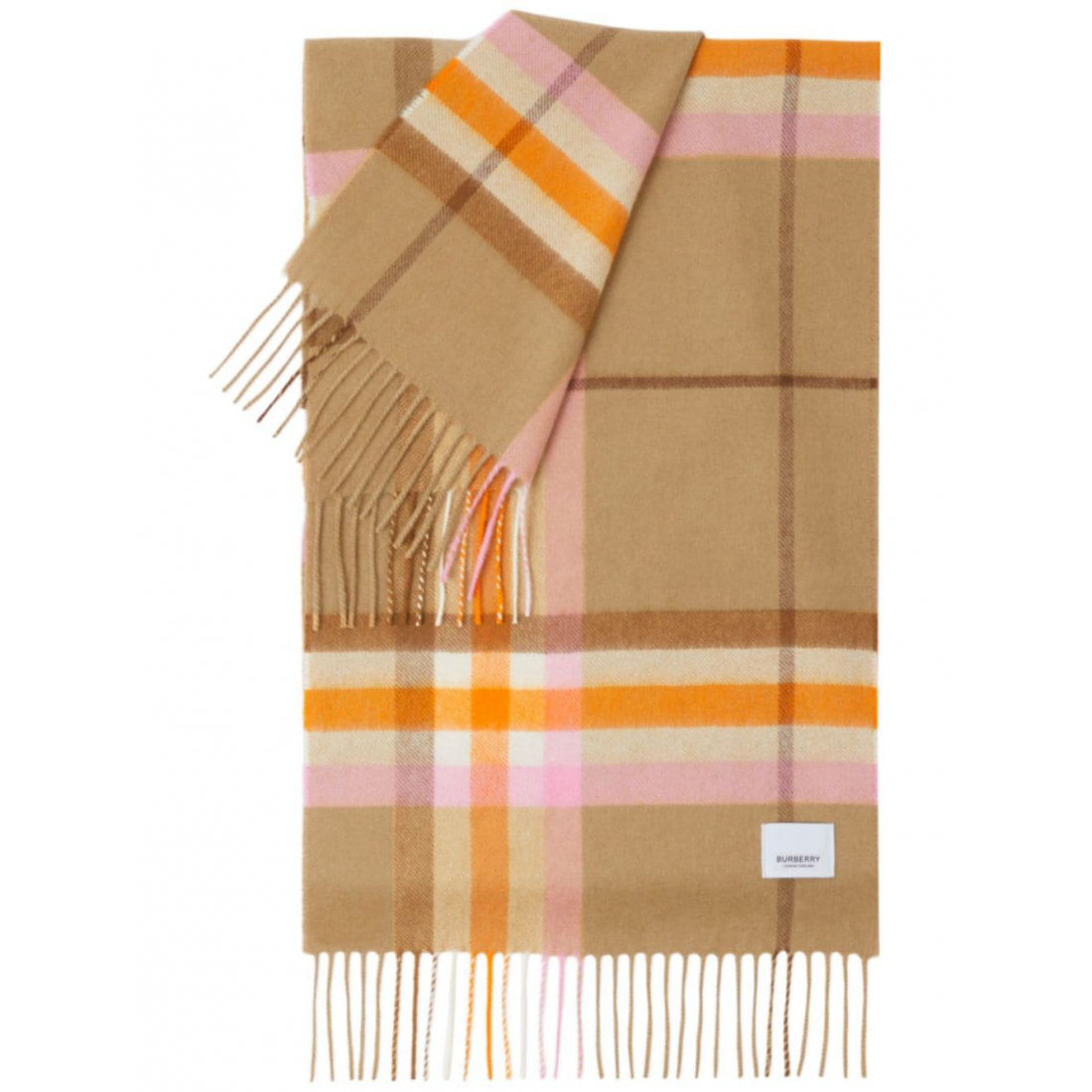 Women's 'Giant Check' Wool Scarf