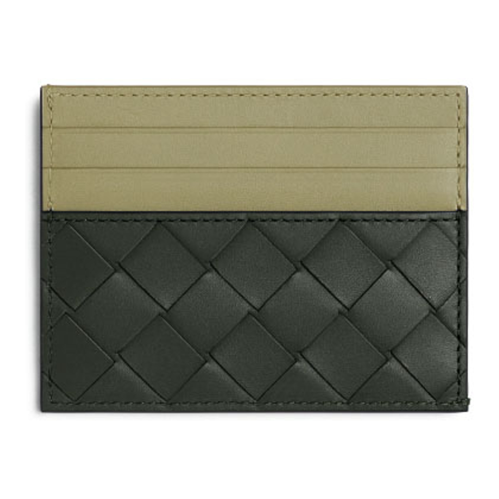 Men's 'Intrecciato' Card case