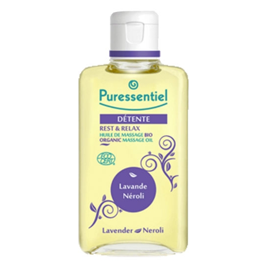 Puressentiel - Huile de massage BIO Détente - Lavande / Néroli - 100 ml