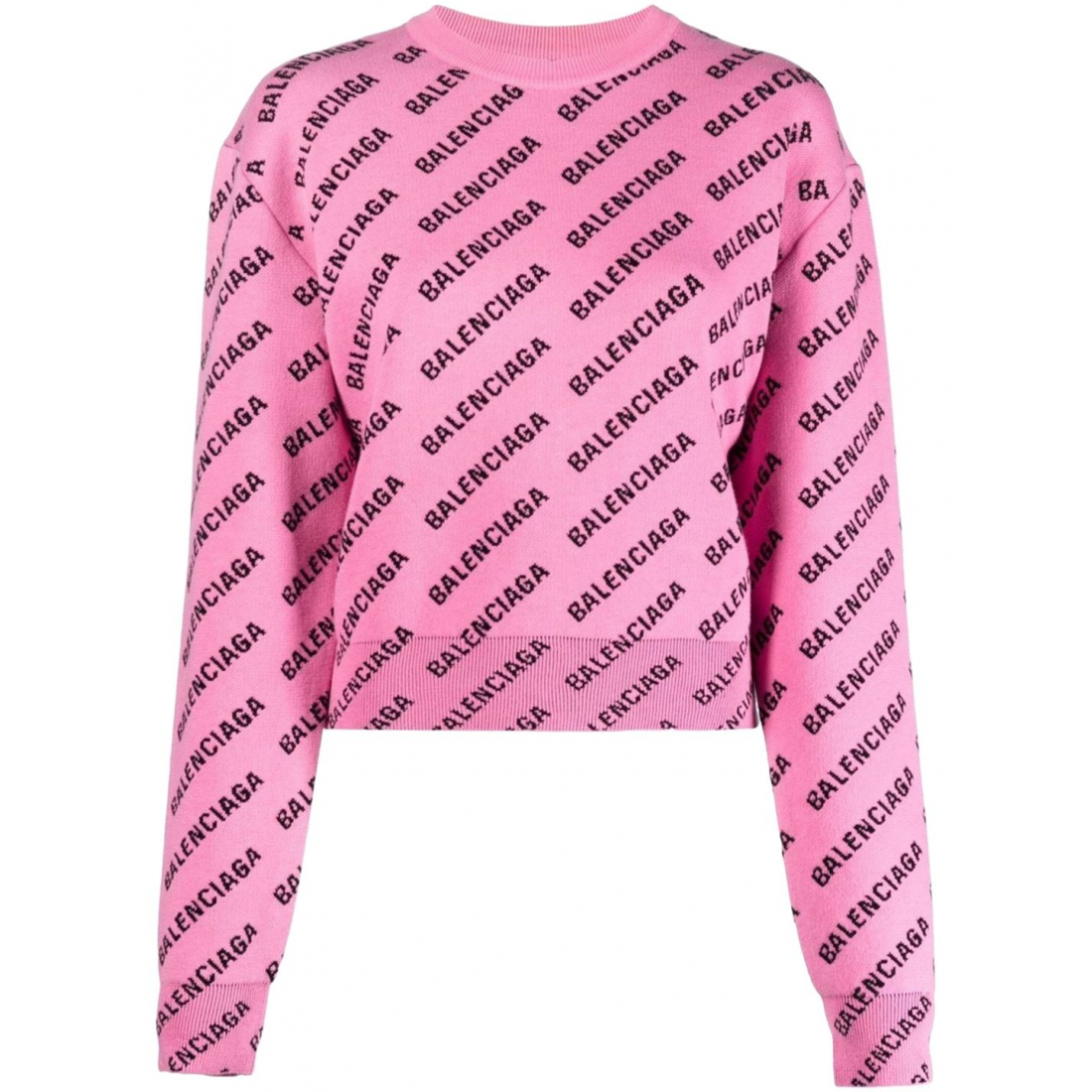 'Allover Logo' Pullover für Damen