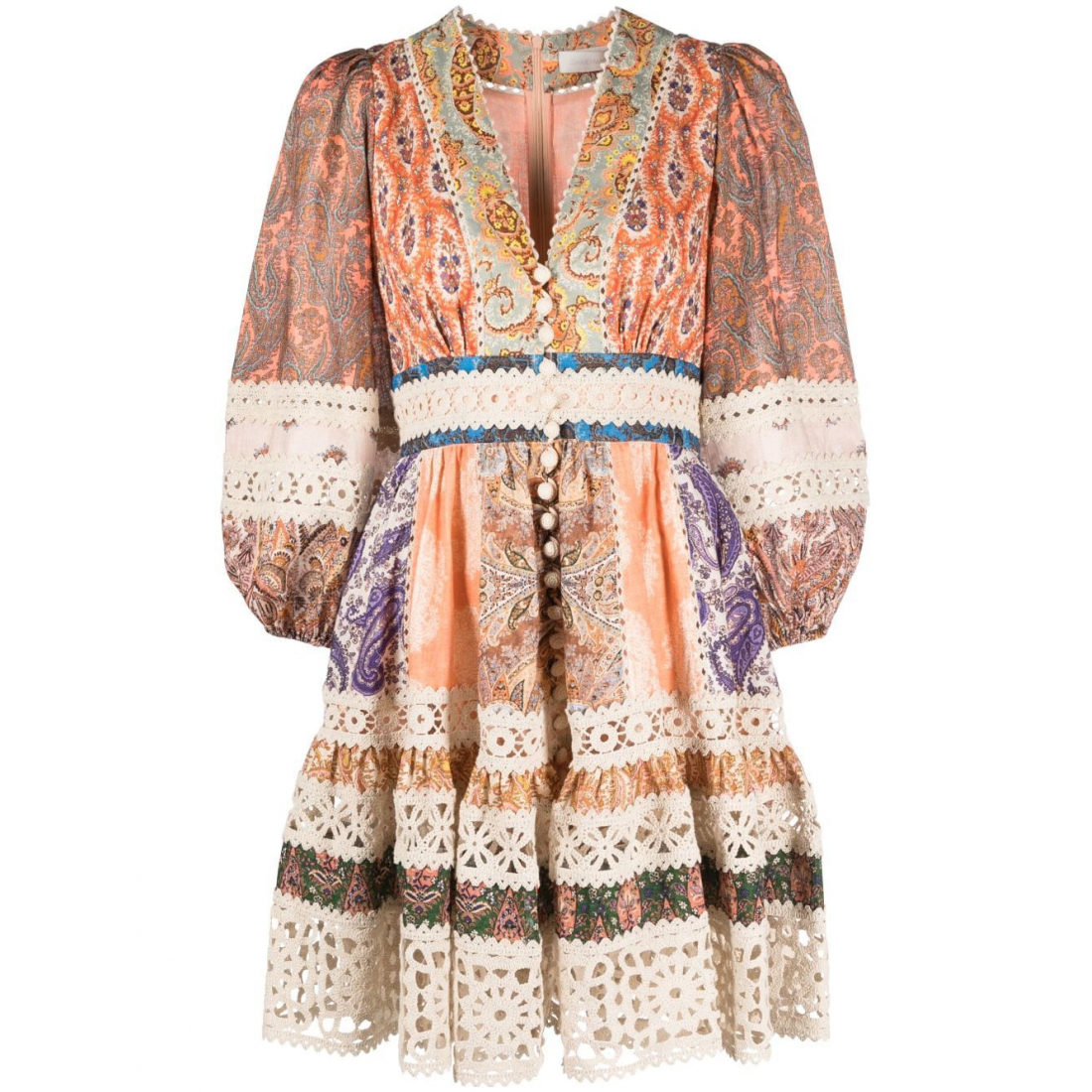 Women's 'Devi Paisley' Mini Dress