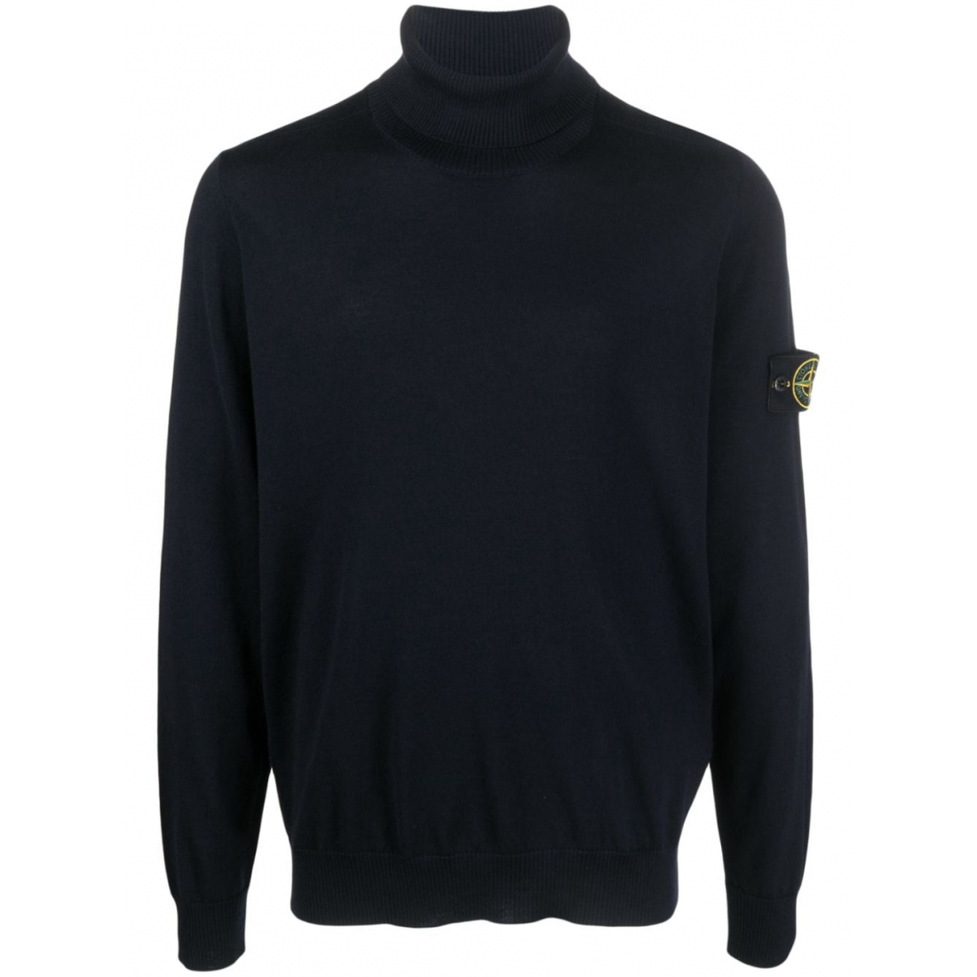 Men's 'Shoulder Logo Patch' Turtleneck Sweater