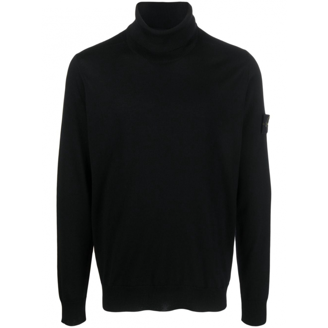 Men's 'Shoulder Logo Patch' Turtleneck Sweater