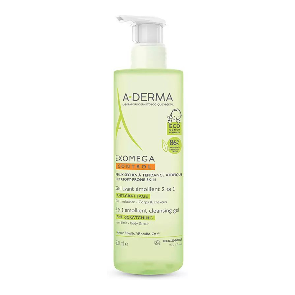 'Exomega Control Emollient 2In1' Cleansing Gel - 500 ml