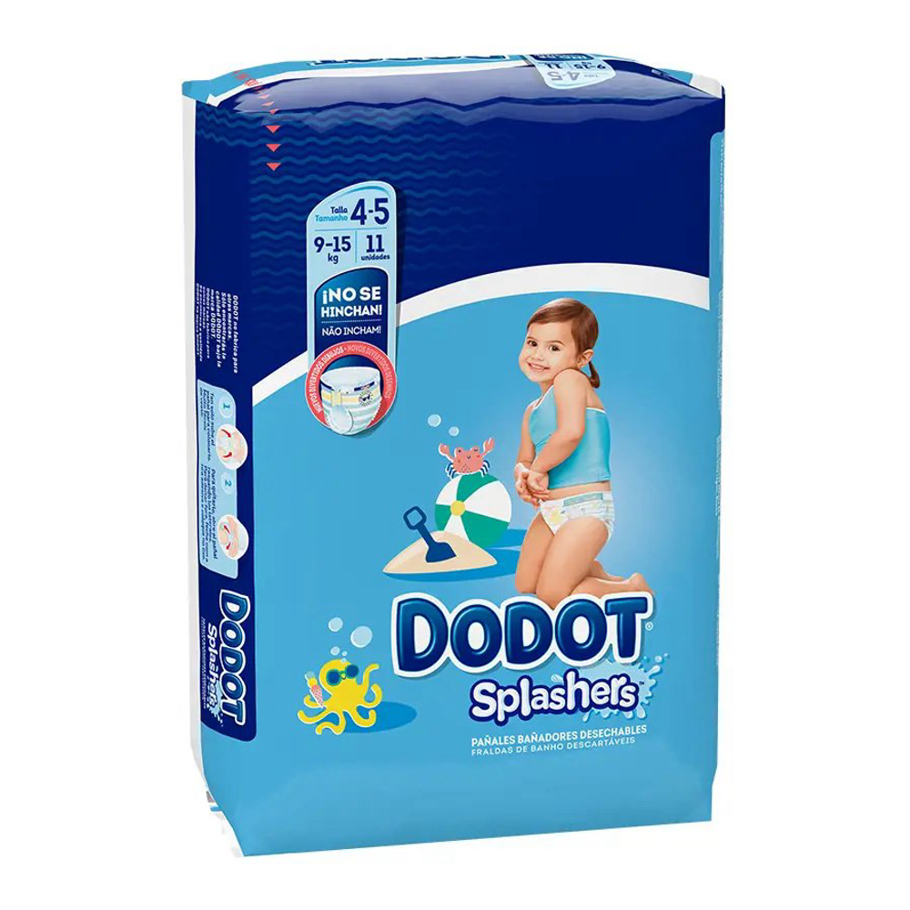 'Splashers Disposable Size 4-5' Swimming Nappies - 11 Pieces