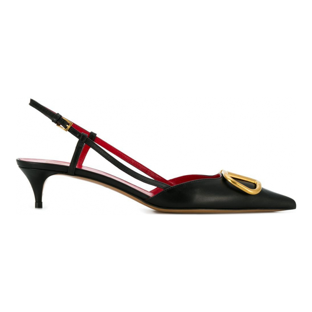 Women's 'VLogo Plaque' Slingback Pumps