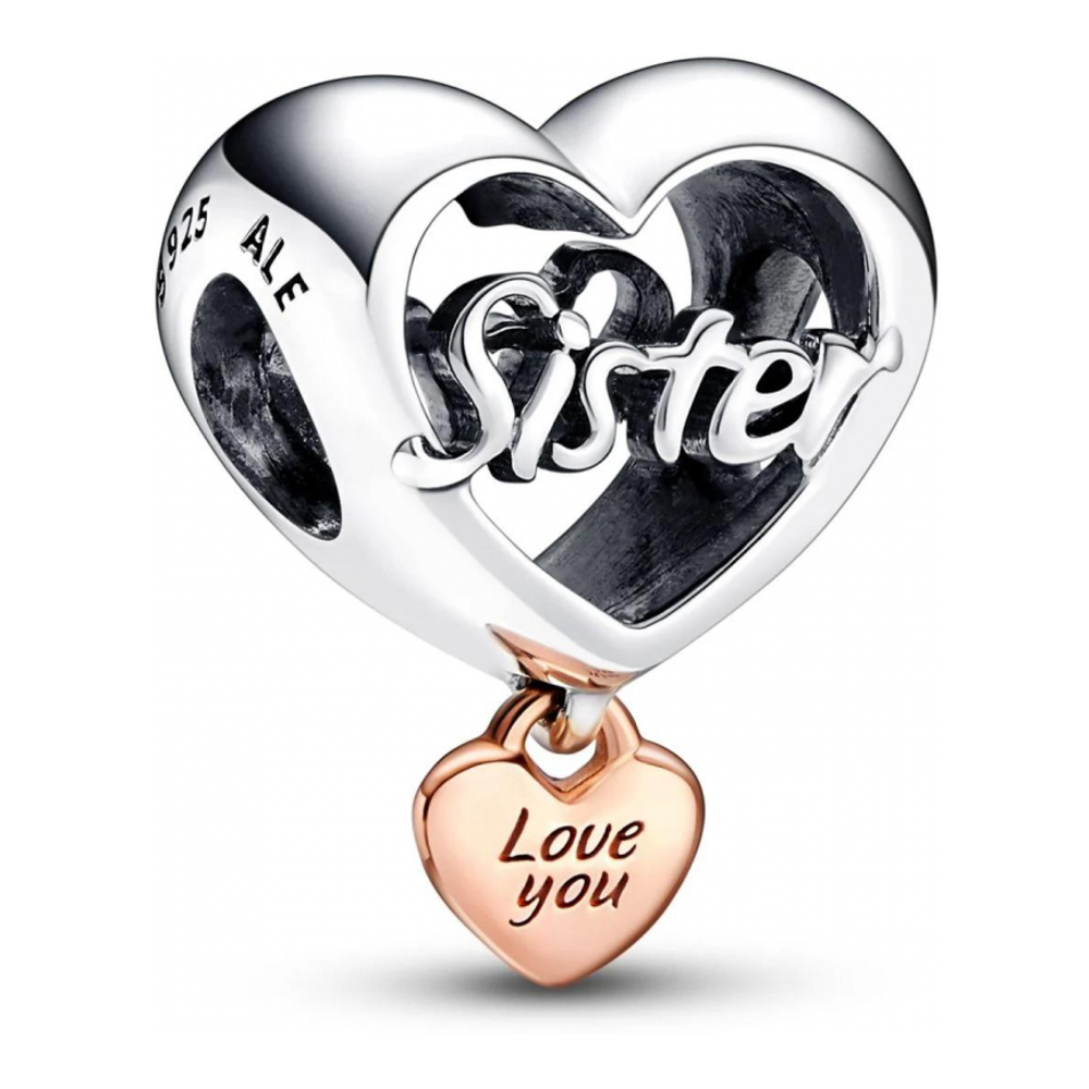 'Love You Sister' Charm für Damen