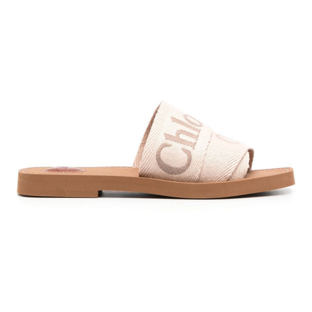 Women's 'Logo' Flat Sandals