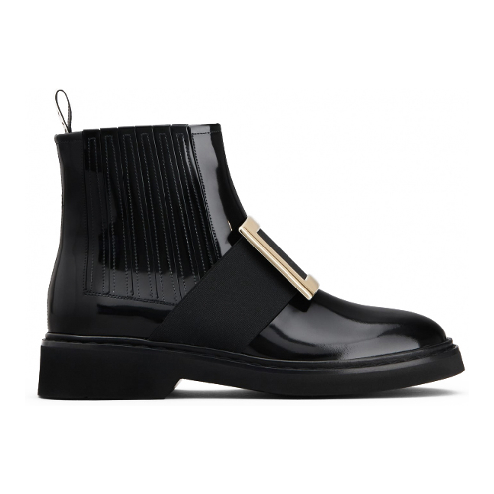 Women's 'Viv' Rangers Metal Buckle' Chelsea Boots