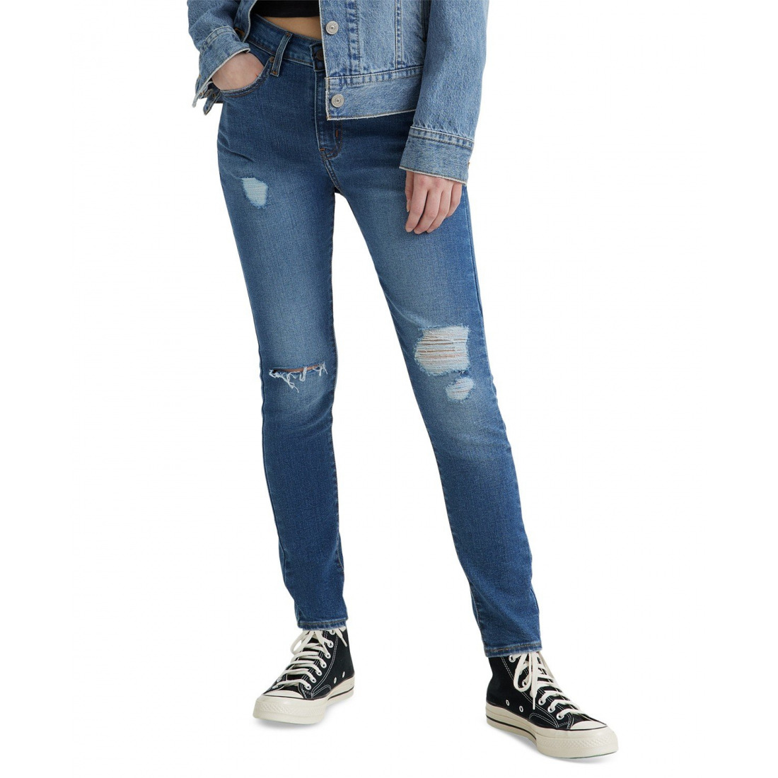 '721 High-Rise Stretch' Skinny Jeans für Damen