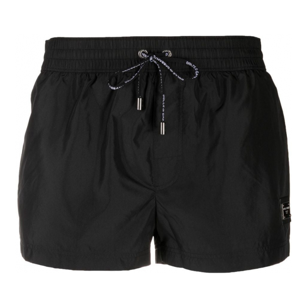 Men's 'Logo Plaque' Swimming Shorts