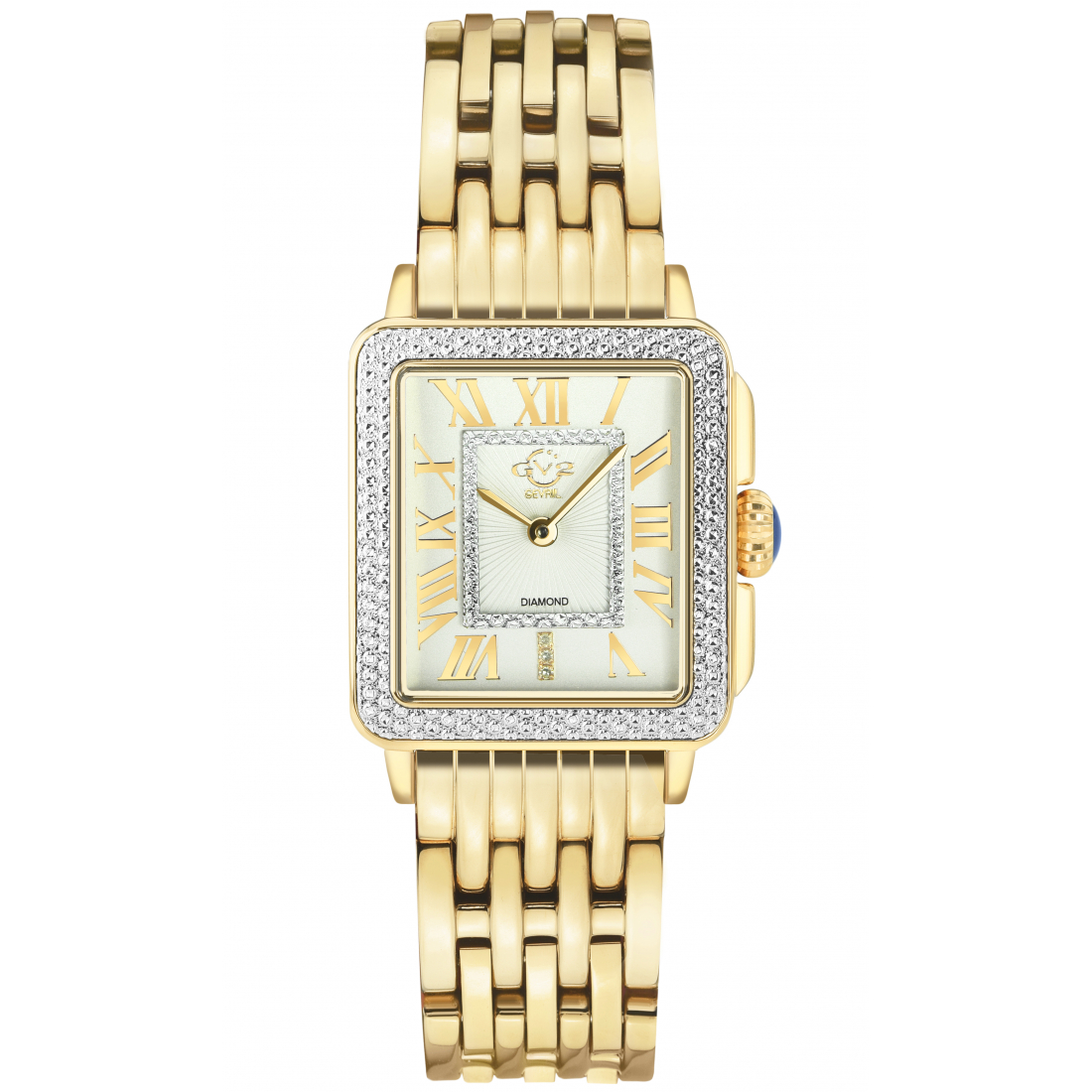 Women's Padova Silver Dial Yellow Gold Watch