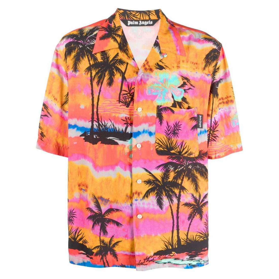 Men's 'Palm Tree  Bowling' Short sleeve shirt