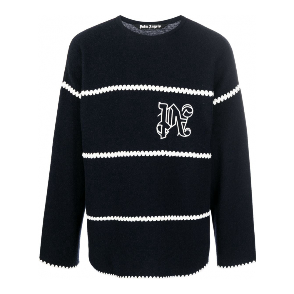 'Embroidered Monogram' Pullover für Herren