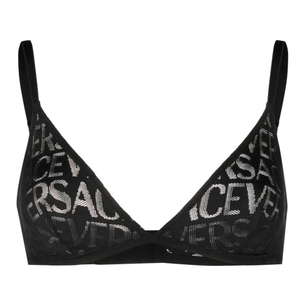 Soutien-gorge triangle 'Allover Logo' pour Femmes