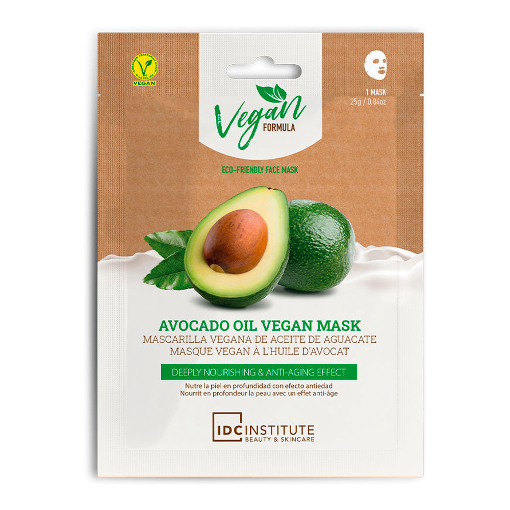 'Avocado Oil Vegan Deeply Nourishing & Anti-Aging Effect' Gesichtsmaske - 25 g