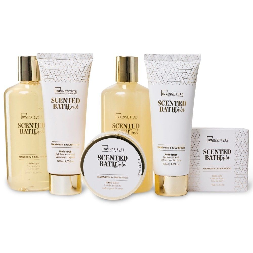 'Scented Bath Gold' Body Care Set - 6 Pieces