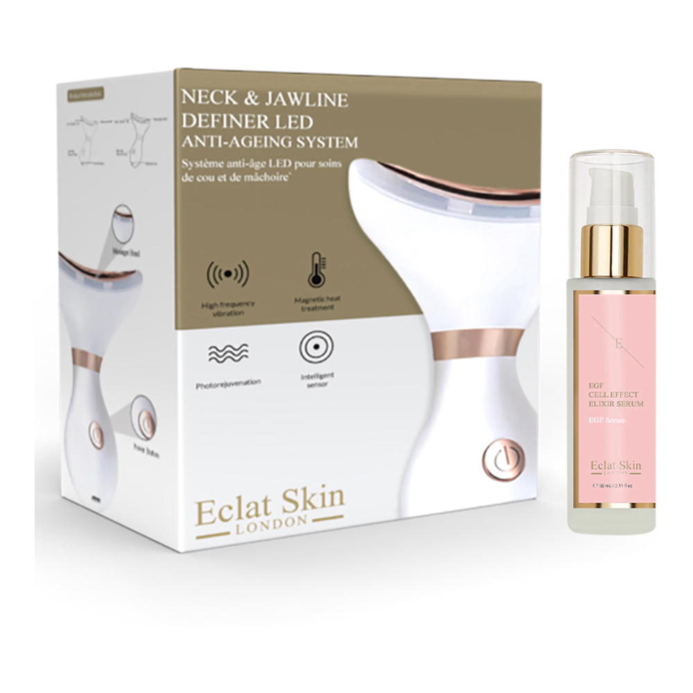 'EGF Cell Effect' Face Serum, Neck Massager